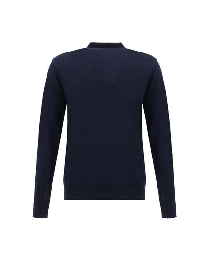 Golden Goose Blue Fleece Wool Shirt