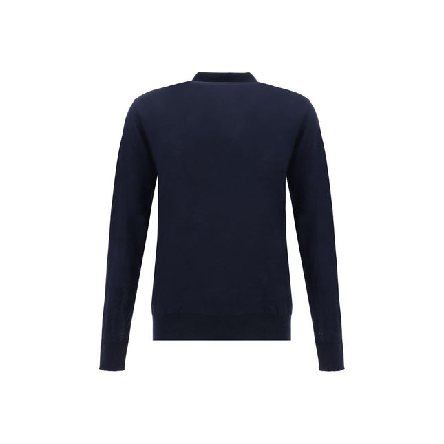 Golden Goose Blue Fleece Wool Shirt