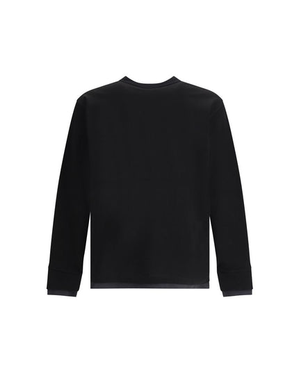 Sacai Black Cotton T-Shirt
