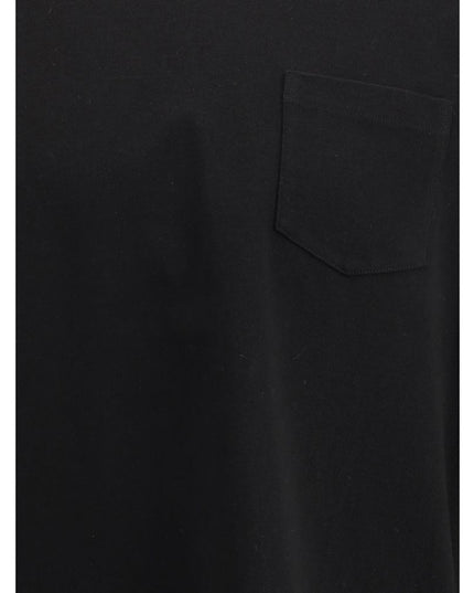 Sacai Black Cotton T-Shirt