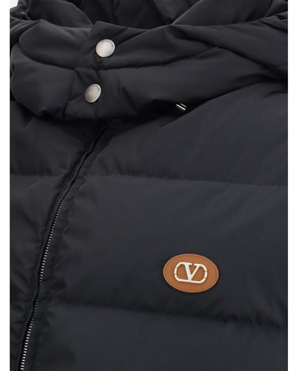 Valentino Black Goose Down Sleveless Jacket