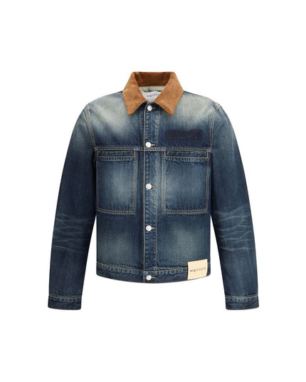 Alexander McQueen Blue Cotton Denim Jacket