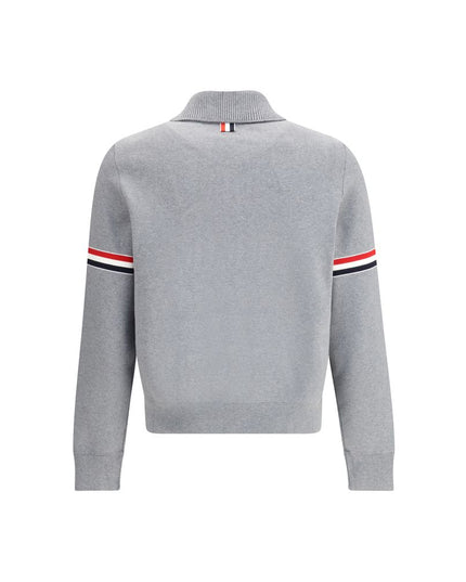 Thom Browne Gray Nylon Sweatshirt