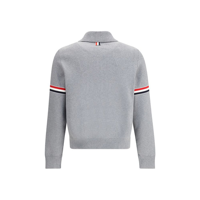 Thom Browne Gray Nylon Sweatshirt