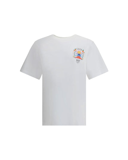 Casablanca White Cotton T-Shirt