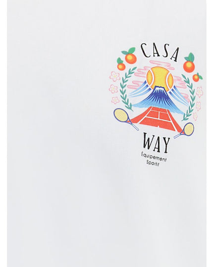 Casablanca White Cotton T-Shirt