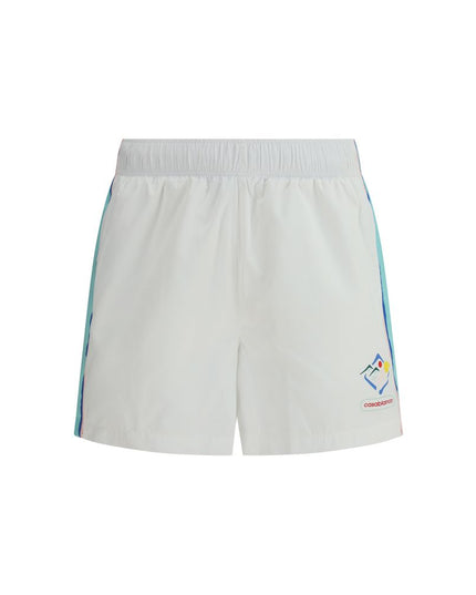 Casablanca Multicolor Nylon Bermuda Shorts