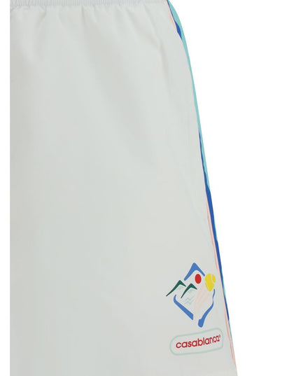 Casablanca Multicolor Nylon Bermuda Shorts