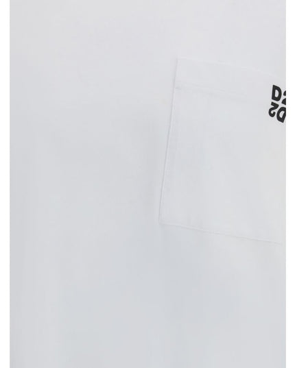Dsquared² White Cotton T-Shirt