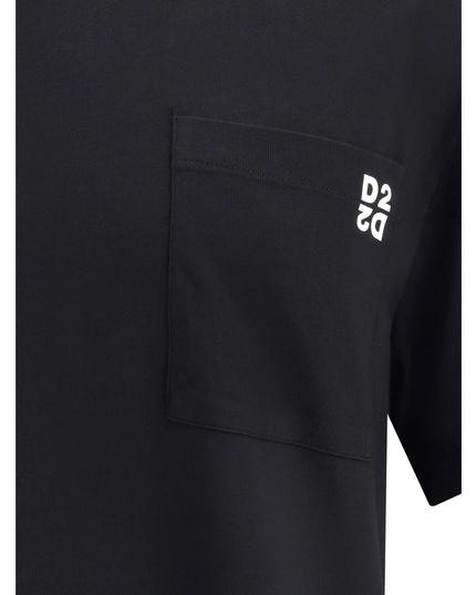 Dsquared² Black Cotton T-Shirt