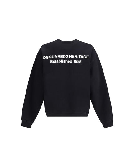 Dsquared² Black Cotton Sweatshirt