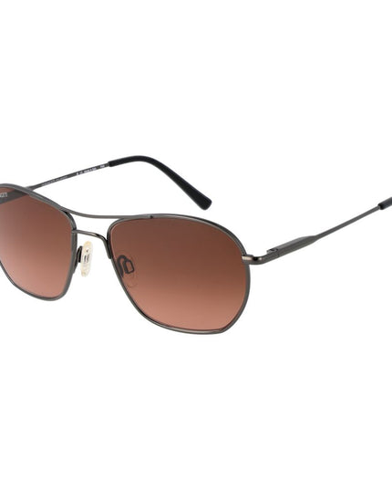 Serengeti Gray Metal Sunglasses