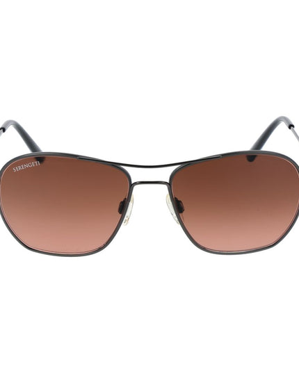 Serengeti Gray Metal Sunglasses