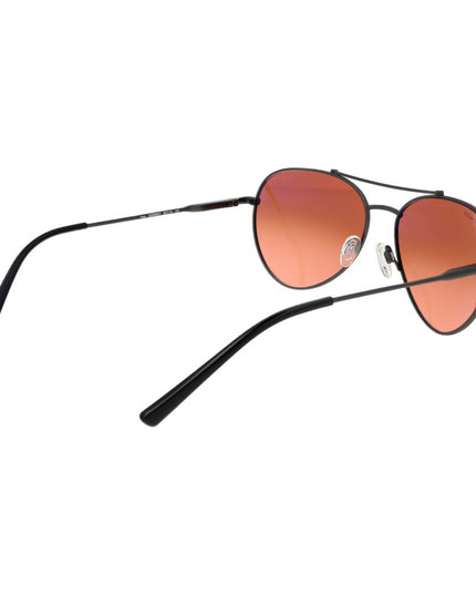 Serengeti Black Metal Sunglasses