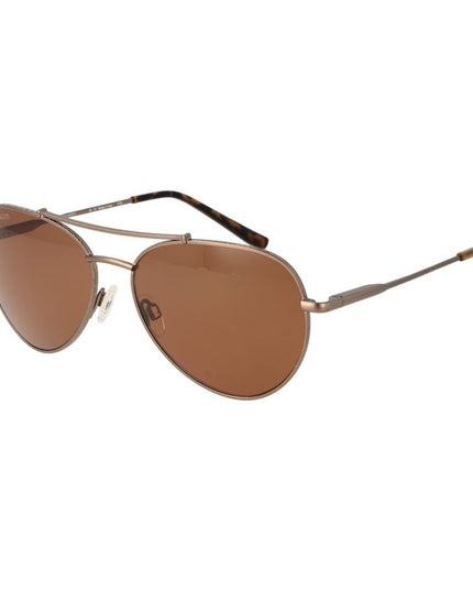 Serengeti Brown Metal Sunglasses
