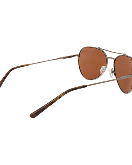 Serengeti Brown Metal Sunglasses