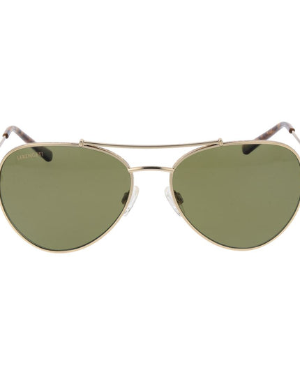 Serengeti Gold Metal Sunglasses