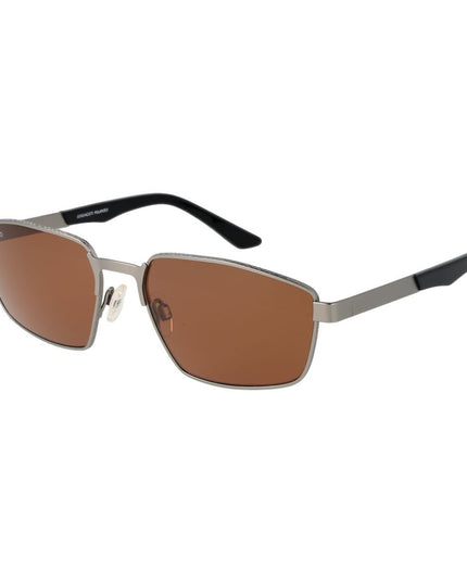 Serengeti Gray Metal Sunglasses