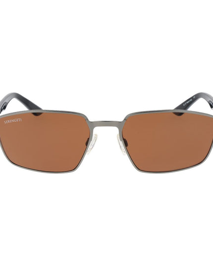 Serengeti Gray Metal Sunglasses