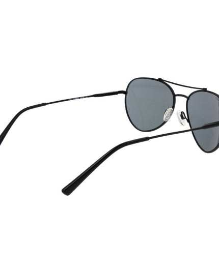Serengeti Black Metal Sunglasses