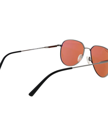 Serengeti Gray Metal Sunglasses