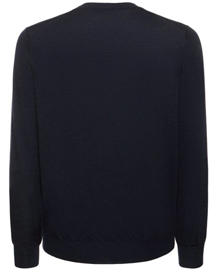 Brunello Cucinelli Blue Cashmere Men Sweater