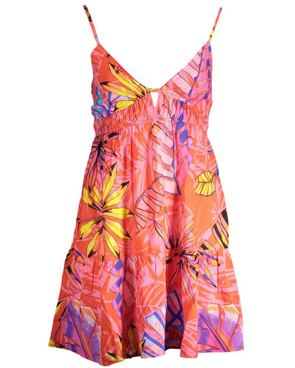 Desigual Red Polyester Dress