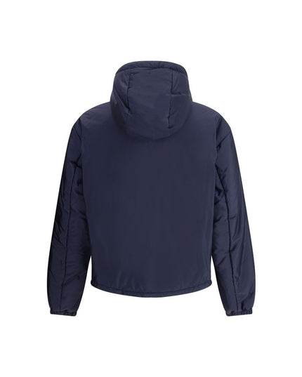 Prada Blue Polyester Full-Length Jacket