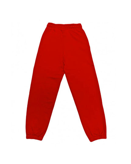 Comme Des Fuckdown Red Cotton Women Sweatpant