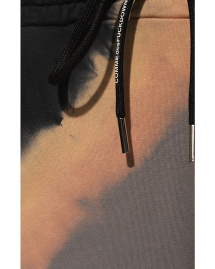 Comme Des Fuckdown Gray Cotton Women Track Pant