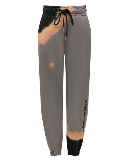 Comme Des Fuckdown Gray Cotton Women Track Pant