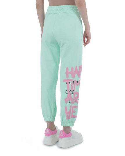 Comme Des Fuckdown Green Cotton Women Trouser