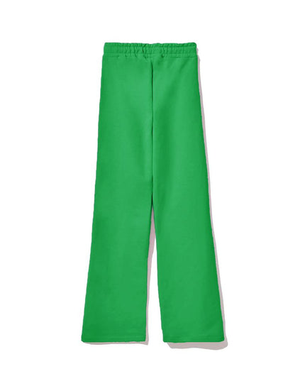 Comme Des Fuckdown Green Cotton Women Palazzo Pants