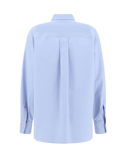 Brunello Cucinelli Light Blue Cotton Dress Shirt