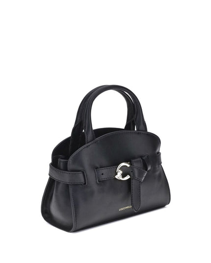 Coccinelle Black Calf Leather Bos Taurus Handbag