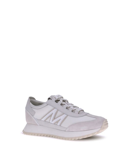 Moncler White Polyamide Low Top Sneakers
