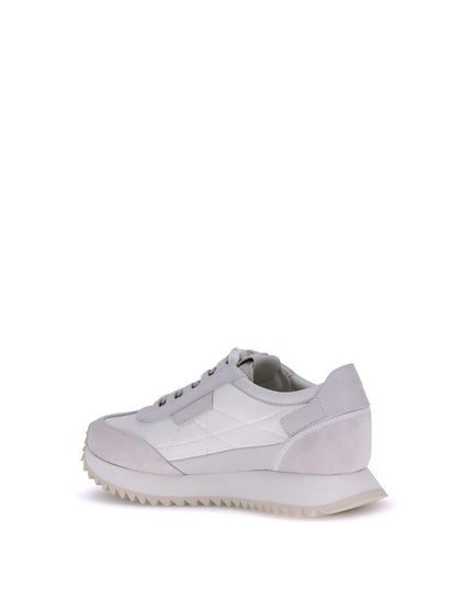 Moncler White Polyamide Low Top Sneakers
