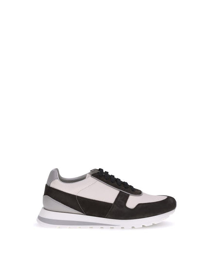Brunello Cucinelli Multicolor Calf Leather Bos Taurus Platform Sneakers