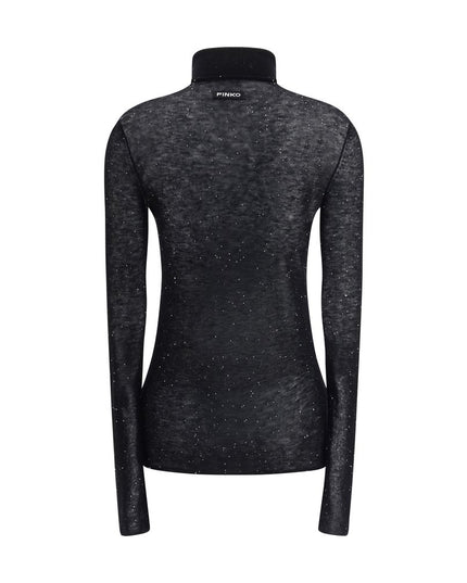 PINKO Gold Wool Turtleneck
