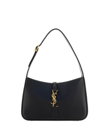 Saint Laurent Black Calf Leather Bos Taurus Shoulder Bag