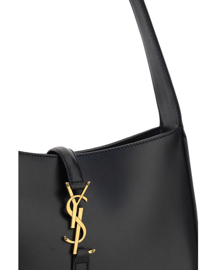 Saint Laurent Black Calf Leather Bos Taurus Shoulder Bag