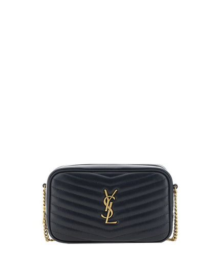Saint Laurent Black Calf Leather Bos Taurus Shoulder Bag
