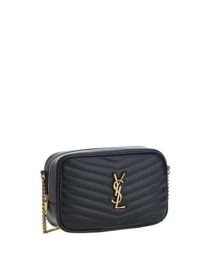 Saint Laurent Black Calf Leather Bos Taurus Shoulder Bag