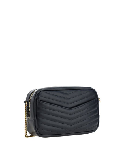 Saint Laurent Black Calf Leather Bos Taurus Shoulder Bag