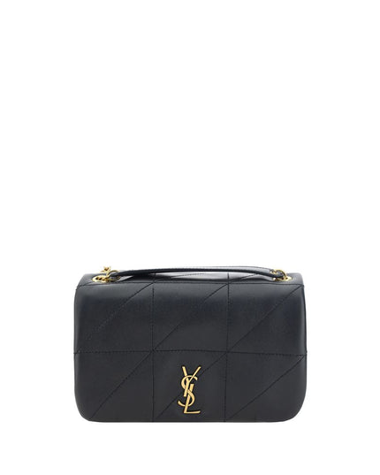 Saint Laurent Black Lamb Ovis Aries Aries Shoulder Bag