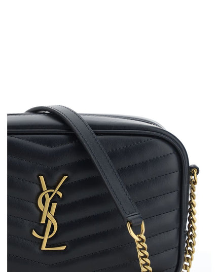 Saint Laurent Black Calf Leather Bos Taurus Shoulder Bag