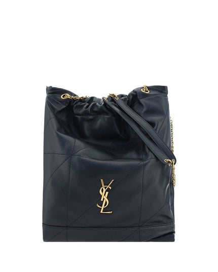 Saint Laurent Black Lamb Ovis Aries Aries Backet Bag