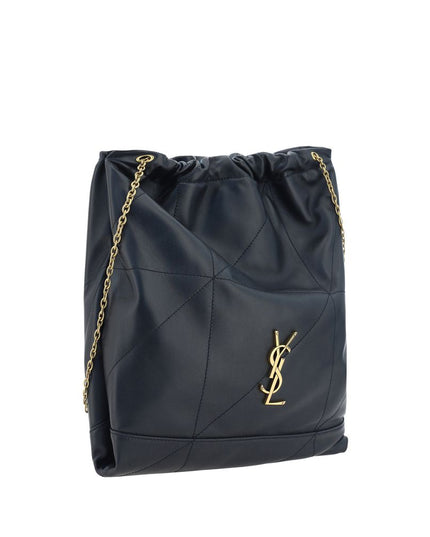Saint Laurent Black Lamb Ovis Aries Aries Backet Bag
