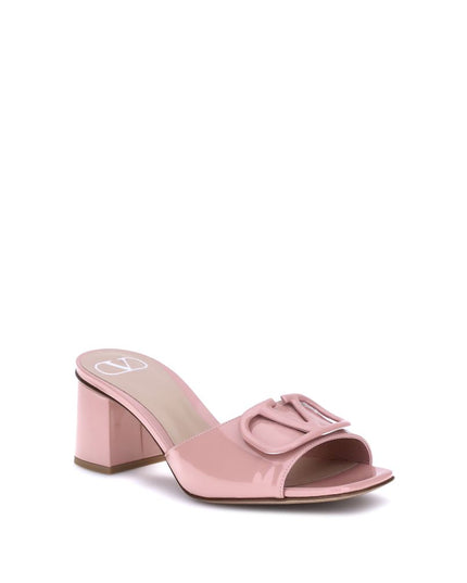 Valentino Garavani Multicolor Calf Leather Bos Taurus Flat Sandals