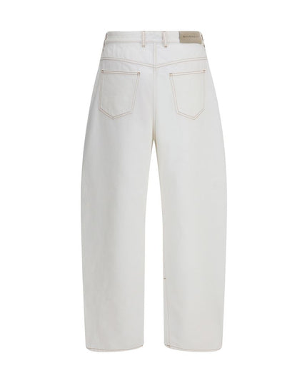 Givenchy White Cotton Jeans Denim